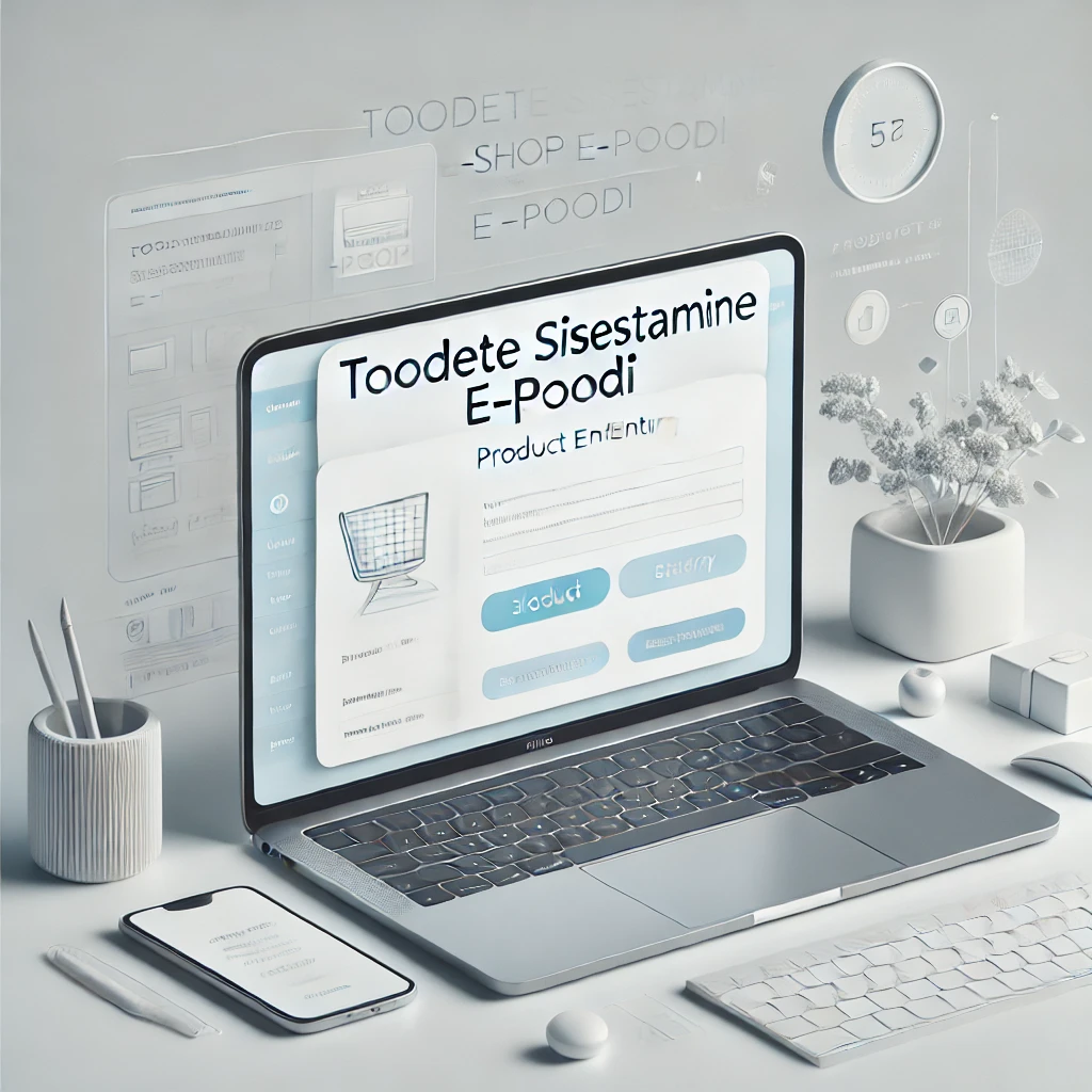 Tooted Toodete sisestamine e-poodi - Teenuseampsud ettevõtjatele